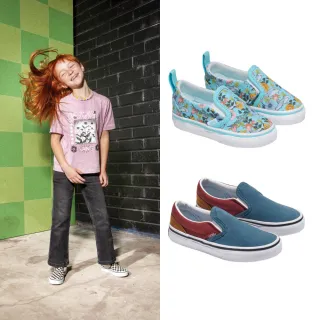 【VANS 官方旗艦】小童/中童鞋 男女款 Slip-On 滑板鞋 休閒鞋(多款任選)