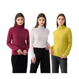 矜蘭妃羊絨鬆高領上衣-新品首發款