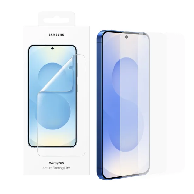 【Samsung 三星】Galaxy S25 原廠抗反光螢幕保護貼 -內附 2片保貼(EF-US931)