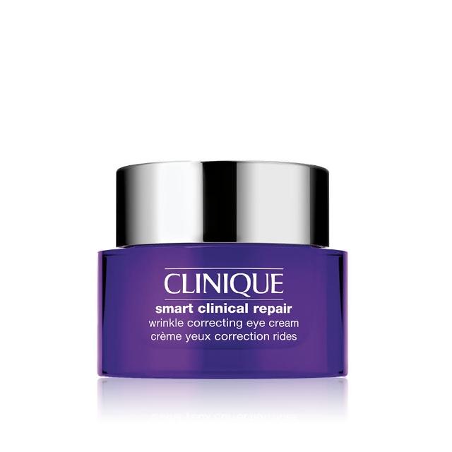 【CLINIQUE 倩碧】天才超緊無痕眼霜15ml(4周擊退眼周紋路 放大明亮雙眼/玻尿酸/胜肽)