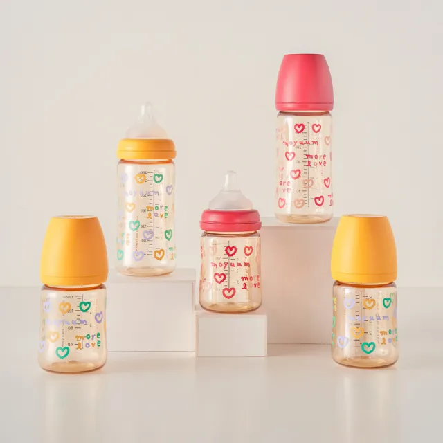 【MOYUUM】韓國 PPSU 設計款 寬口奶瓶 170ml(多款可選)