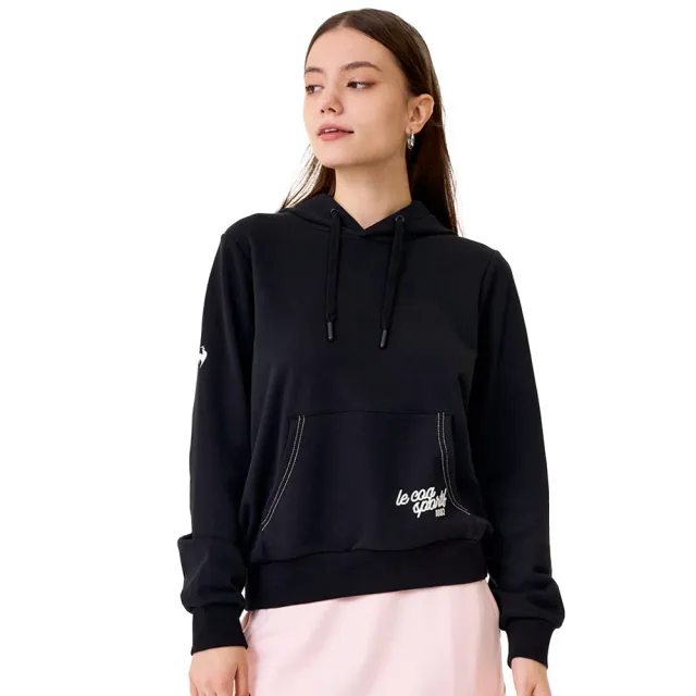 【LE COQ SPORTIF 公雞】連帽T恤 女款 3色 LWW22031