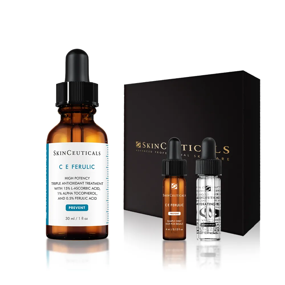 【Skin Ceuticals 修麗可】抗氧化權威★超濃度CE緊緻修護抗氧化精華 30ml禮盒組(抗老透亮)