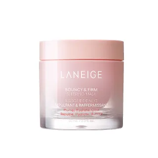 【蘭芝 官方直營】粉澎潤睡美人晚安面膜 60ml(LANEIGE 晚安凍膜 緊緻 撫紋 膠原蛋白)