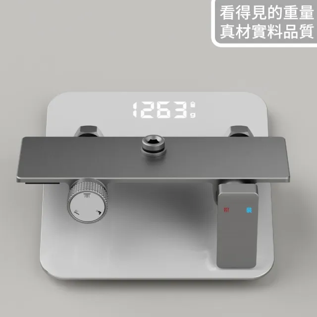 【凱勒】衛浴淋浴花灑套裝 淋浴柱 沐浴噴頭 增壓蓮蓬頭(圓形頂噴 三檔出水 升降花灑)