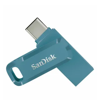 【SanDisk 晟碟】[全新版] 256 GB  Ultra Go USB3.2 TYPE-C 5年保固 海灣藍(高速讀取400MB/s 雙用隨身碟)