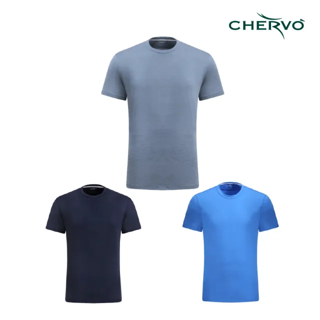 【CHERVO】LANCILLOTTO - T SHIRT 男士 圓領短袖上衣(三色任選)