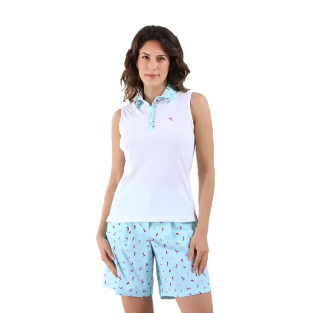【CHERVO】AVIGNON - POLO 女士 無袖POLO衫 白色(A1171-A03)