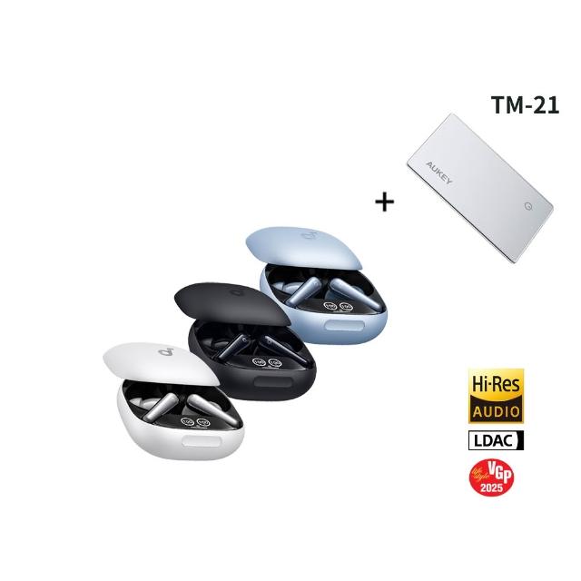 【soundcore】Liberty 4 Pro 降噪真無線藍牙耳機/TM-21 APPLE 專用輕薄追蹤定位器