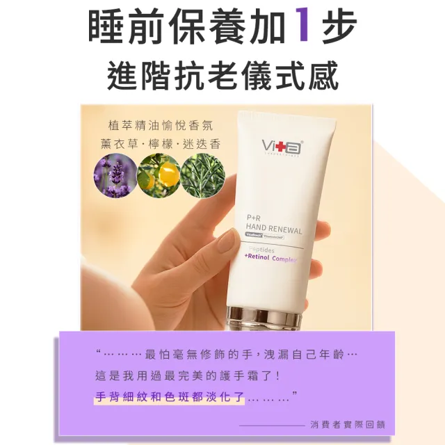 【Swissvita 薇佳】A醇肽煥新生美手霜50ml(A醇+六胜肽 緊緻抗老 護手霜)