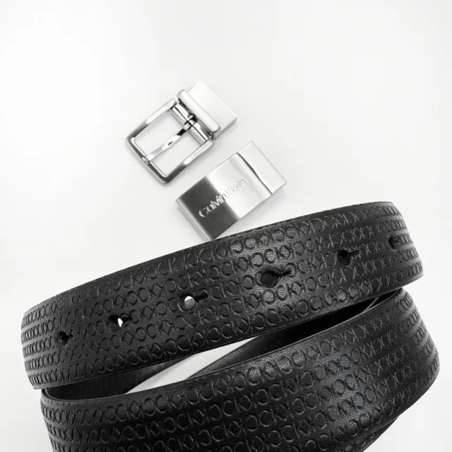 【Calvin Klein】盒裝送禮 4合一 CK 腰帶 皮帶 Calvin Klein 48腰內 大尺碼 可修剪長度(8808)