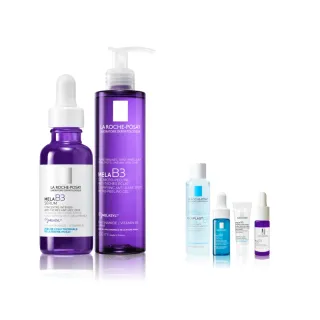 【理膚寶水】全效美白雙入組 MELA B3淡斑淨亮精華+MELA B3淡斑淨亮洗面露(美白/麥拉色鏈)