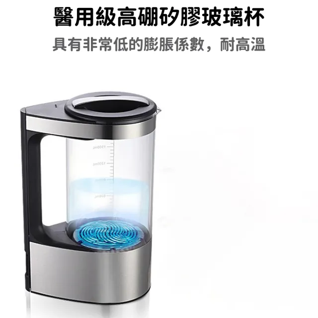 【YIZ藝匠】2L富氫水機 日本水素水杯 養生壺V8(恒溫加熱 智能清洗 雙模式製氫 微電解水 台灣現貨)