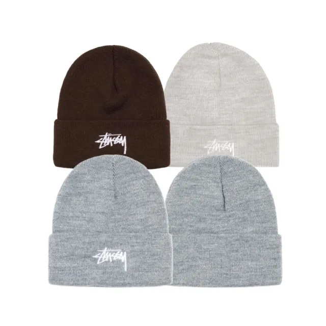 【STUSSY】Stussy Stock Cuff Beanie 咖啡/灰/卡其 毛帽 1321020