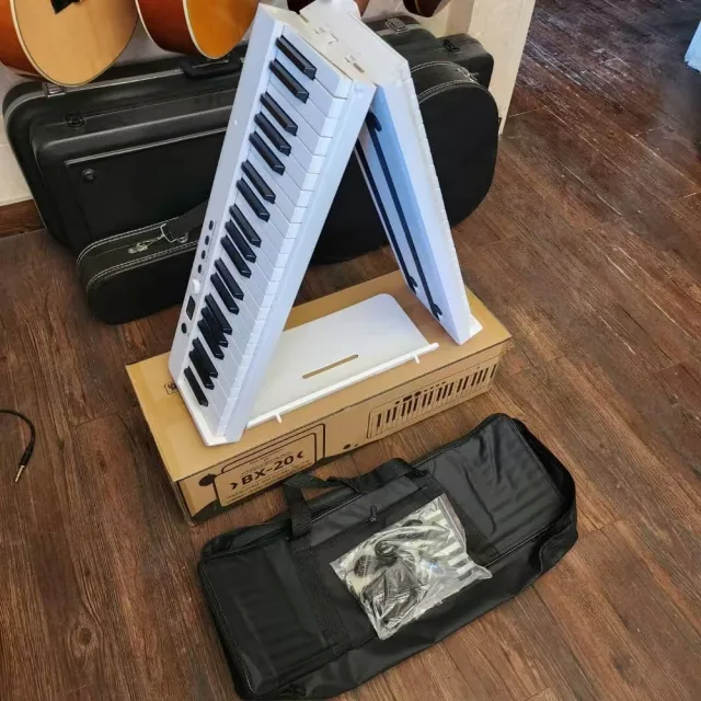 【Bora】BX-20無線藍牙法國DREAM音源力度鍵盤88鍵折疊式電鋼琴(數位電鋼 重力 重錘 折疊電鋼 無線藍牙連接)