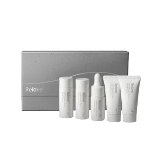【Relove】全效肌泌臉部保養5件旅行組(2仟億韓國專利美肌菌外泌體 95%高濃度 益生菌精粹 清潔同時保養)