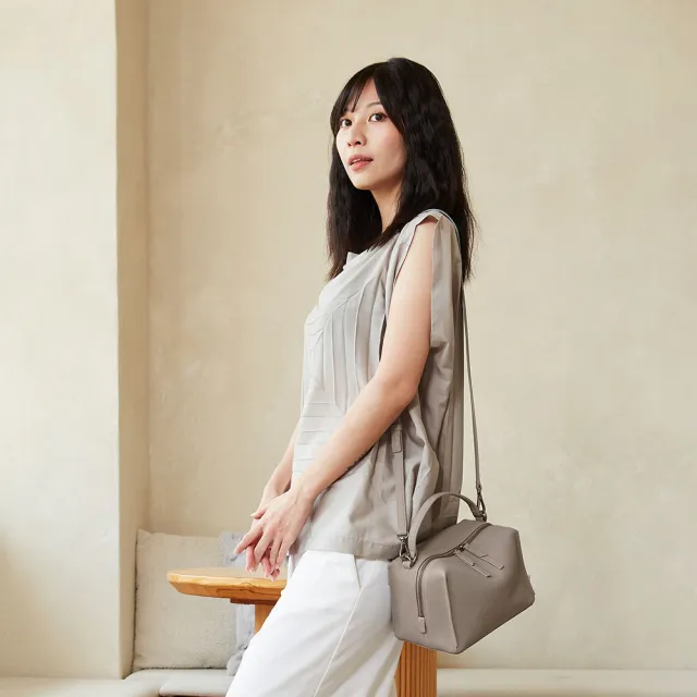 【Darker Than Black】雙11 Mini Valley Cube Shoulder Bag 迷你方型軟包/陶土棕(斜背包/側背包/