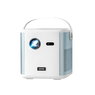 【OVO】行動至尊智慧投影機(U10 極光白 自動對焦 內建電池 露營/家用/戶外/K歌)