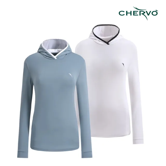 【CHERVO】PLEASANT - SWEATER 女士 連帽長袖上衣(兩色任選)