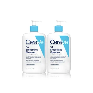 【CeraVe適樂膚】雙12期間限定雙入組★水楊酸煥膚淨嫩潔膚露 473ml X2(改善粗糙顆粒)