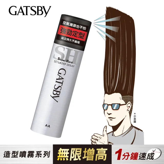 【GATSBY】強黏造型噴霧180g(262ml)