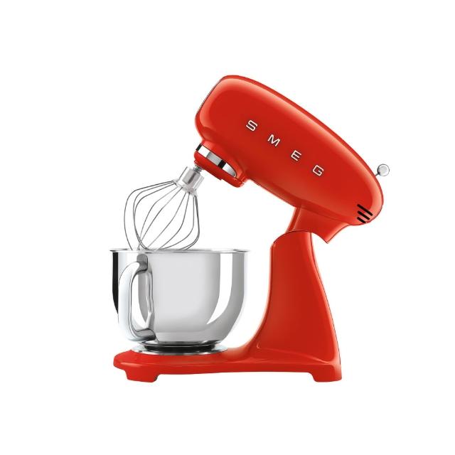 【SMEG】義大利復古美學全彩攪拌機-魅惑紅(SMF03RDUS 公司貨)