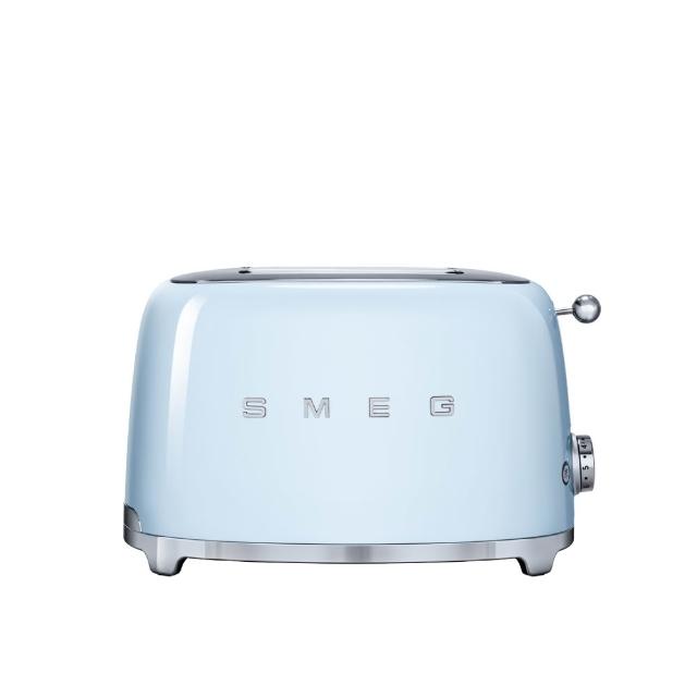 【SMEG】2片式烤麵包機-粉藍色(TSF01PBUS 公司貨)