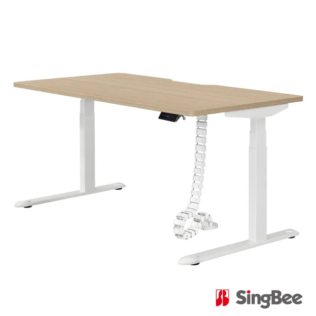 【SingBee 欣美】電動升降桌120x70cm SB-ETS-6 127(書桌 升降桌  電動桌 辦公桌 辦公桌 工作桌)