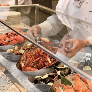 【新竹豐邑喜來登大飯店】盛宴自助餐廳自助式午或晚餐券(假日+200.YOUBON)