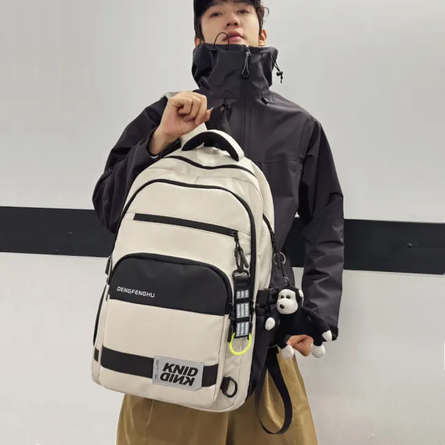 【MoodRiver】多口袋大容量 多款可選 背包 防潑水機能 後背包(登機包 登山背包 電腦包 筆電