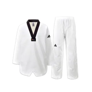 【adidas 愛迪達】WT認證 FIGHTER ECO 跆拳道服(跆拳道 道服)