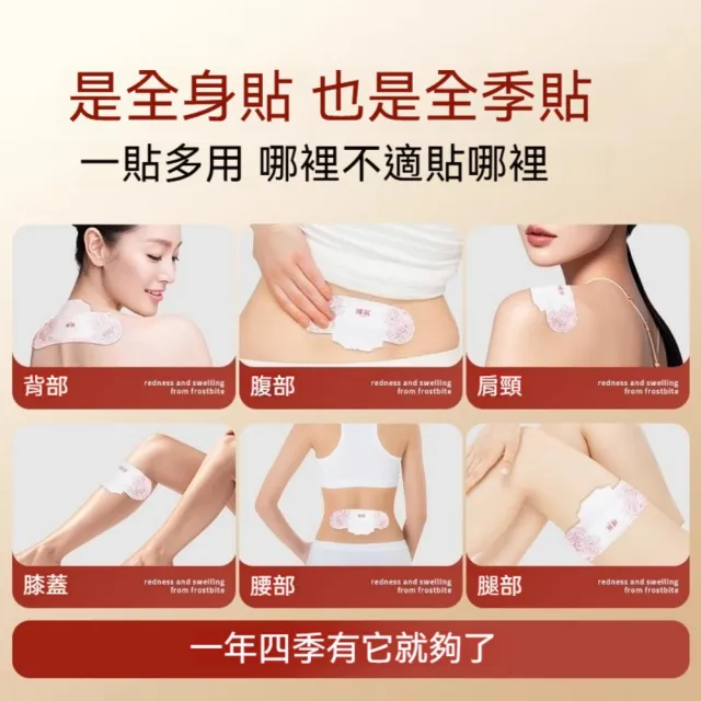 【YAOCHEN 瑤辰】買1送1-含玫瑰精油-玫瑰艾灸熱敷貼5入/盒(護頸貼 暖頸貼 按摩貼片 暖身貼 暖暖包)