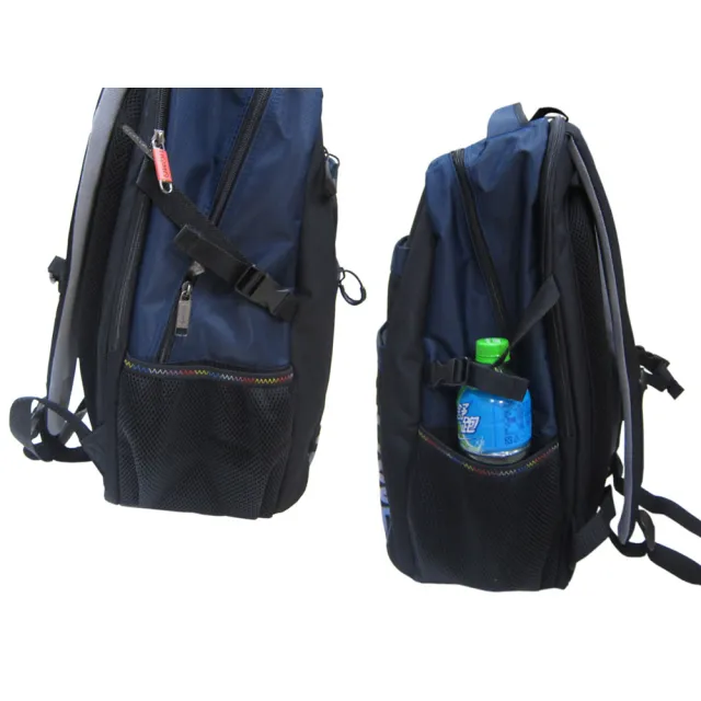 【SNOW.bagshop】雙11 後背包 超大容量 胸扣 可A4資夾 二主袋+外袋共五層 台灣製造 中高年級