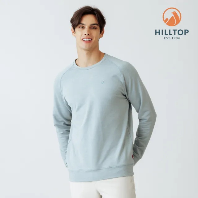 【Hilltop 山頂鳥】POLYGIENE抗菌吸濕快乾保暖彈性上衣 男款 淺綠|PH51XMM4ECM0