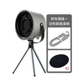 【REAICE】2WAY 可攜式抽油煙機貼心組(活性碳棉芯4入組/移動式除油煙機/抽油煙機/露營租屋必備)