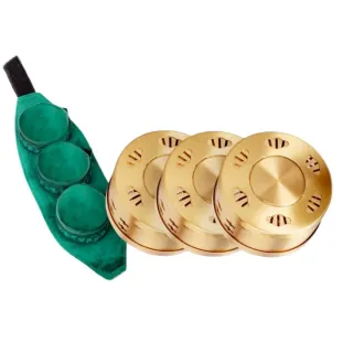 【楠陽艾】天鵝絨艾灸罐套裝-三聯(艾灸儀 艾灸罐 艾灸盒 艾灸器具)