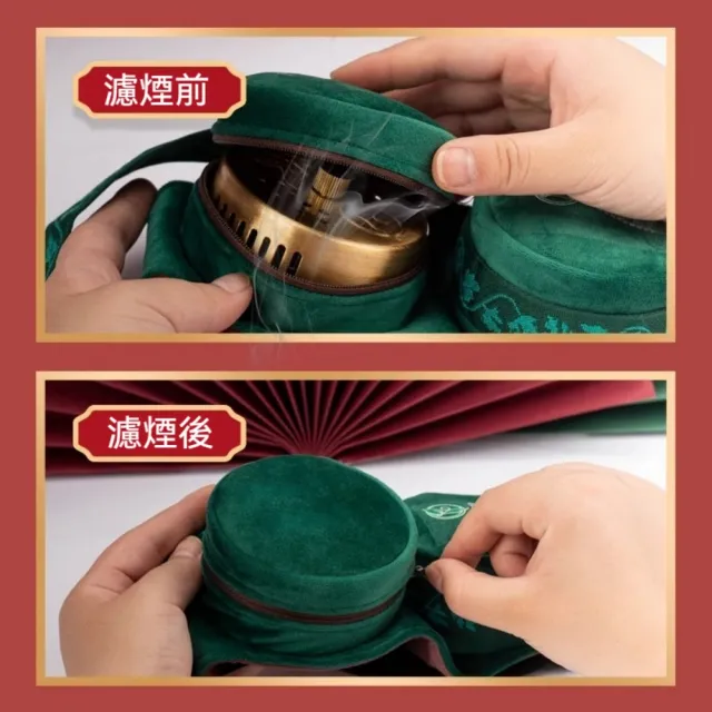 【楠陽艾】天鵝絨艾灸罐套裝-三聯(艾灸儀 艾灸罐 艾灸盒 艾灸器具)