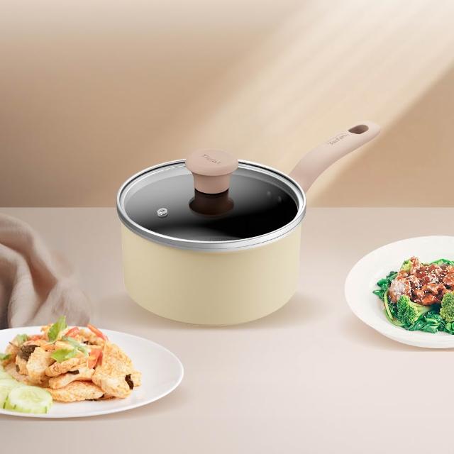 【Tefal 特福】Daisy系列18CM不沾鍋單柄湯鍋-加蓋(IH爐可用鍋/電磁爐適用)