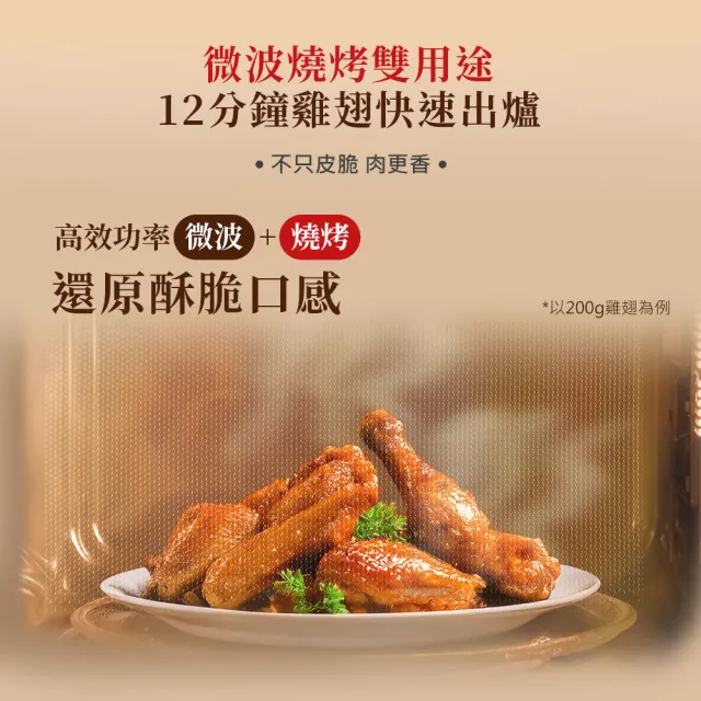 【SAMPO 聲寶】天廚25公升微電腦燒烤微波爐(RE-N255TG)