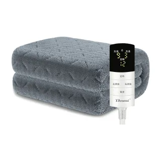 【Dowai 多偉】微電腦雙人可水洗石墨烯電熱毯EL-206(左右調溫、一鍵除蟎)