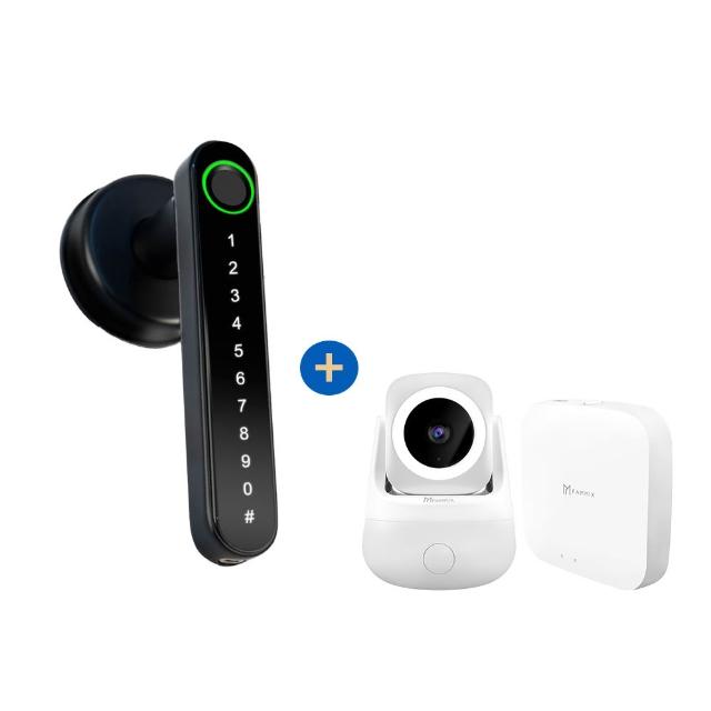 【FAMMIX 菲米斯】SAFER-E3 四合一把手式室內電子鎖＋網關＋監視器