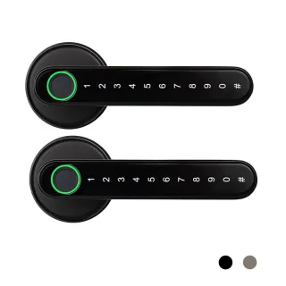 【FAMMIX 菲米斯】SAFER-E3 四合一把手式室內電子鎖/門鎖(兩入組)