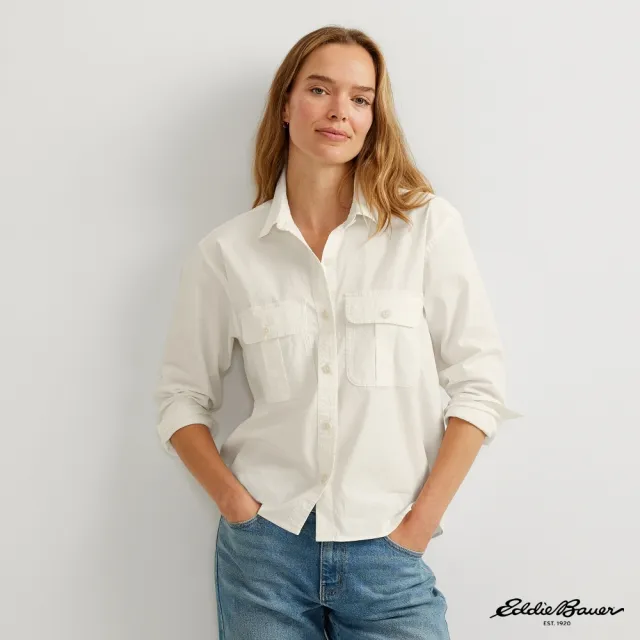 【Eddie Bauer】女款保暖抓絨外套/立領上衣/棉質襯衫 任選