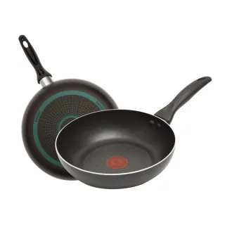 【Tefal 特福】超值2入組_爵士系列30CM不沾鍋深平底鍋