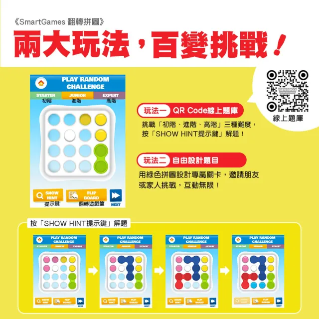 【Smart Games】腦力解碼訓練組｜翻轉×齒輪×解鎖三階段挑戰（翻轉拼圖+IQ齒輪+IQ解鎖）
