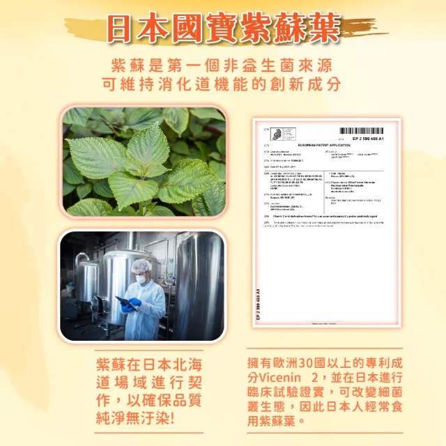 【So Lucky 珍欣運】珍好益生菌*4盒(30包/盒 日本國寶紫蘇葉、專利共生15益菌、木瓜酵素及鳳梨酵素)