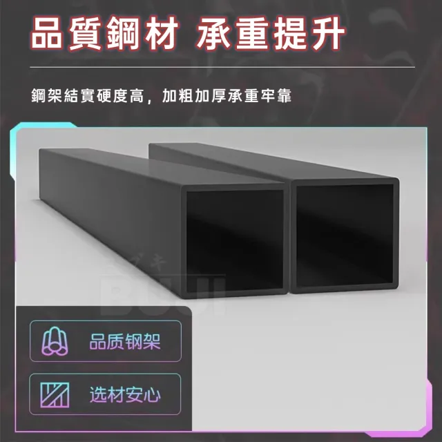 【UVLED 鈺創合成】巨穩K型戰艦電競桌 100*60贈主機托盤+增高架(電腦桌/工作桌/辦公桌/書桌/桌子)