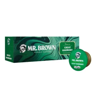即期品【MR.BROWN 伯朗】義式咖啡膠囊 芳醇盛典(10入/盒)