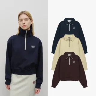 【MARITHE FRANCOIS GIRBAUD】官方旗艦 女款經典半拉鍊棉質上衣(多款任選)