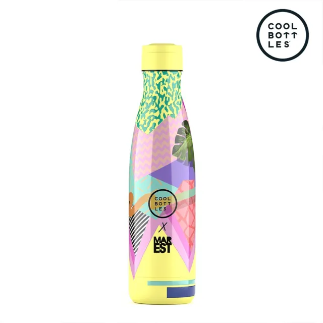 【Cool Bottles】雙層不鏽鋼真空保冷保溫杯500ml-地中海(歐美藝術家聯名款)